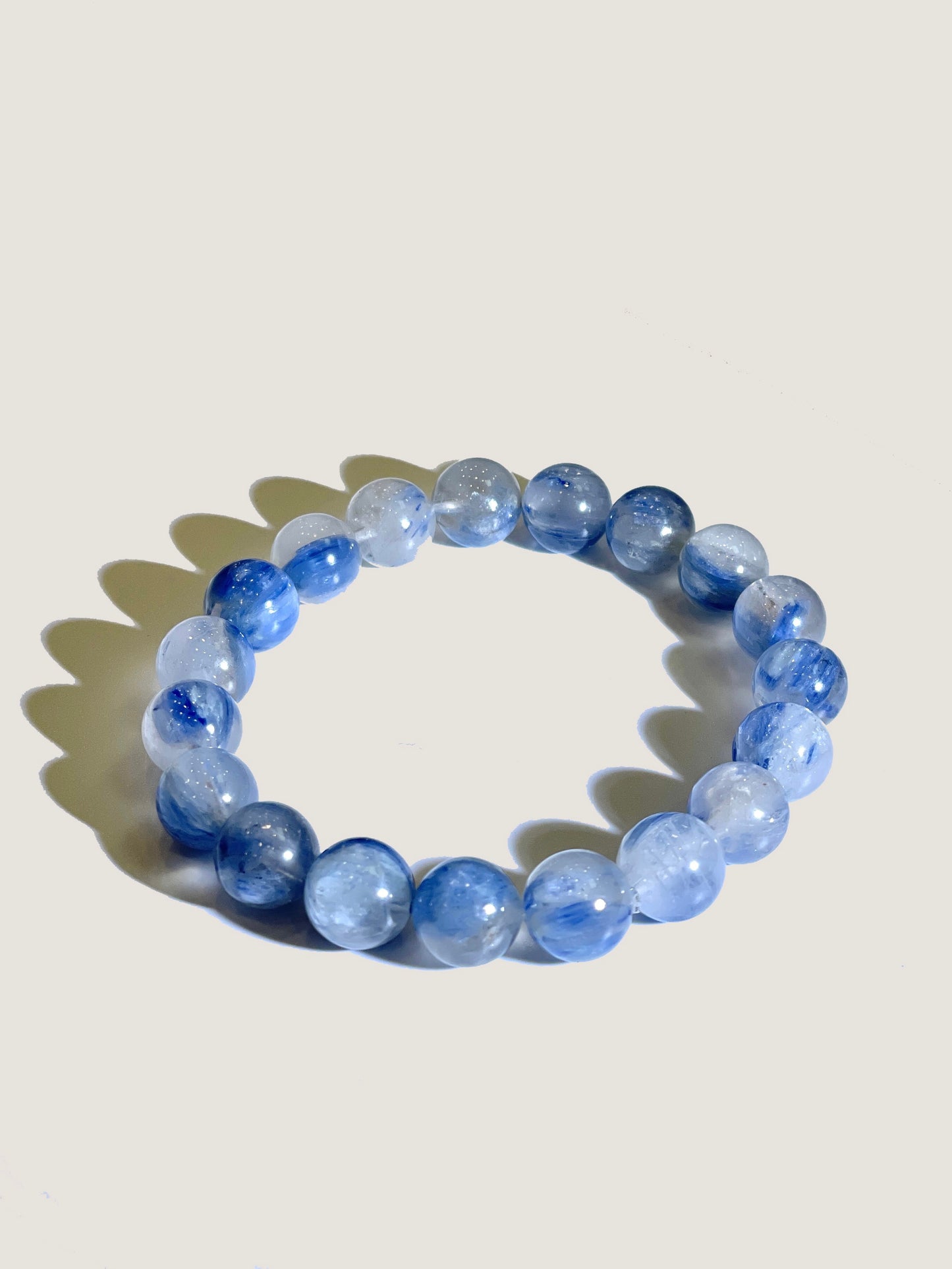 Water Element:Emotional balance Harmony Flow Blue Larvikite Bracelet