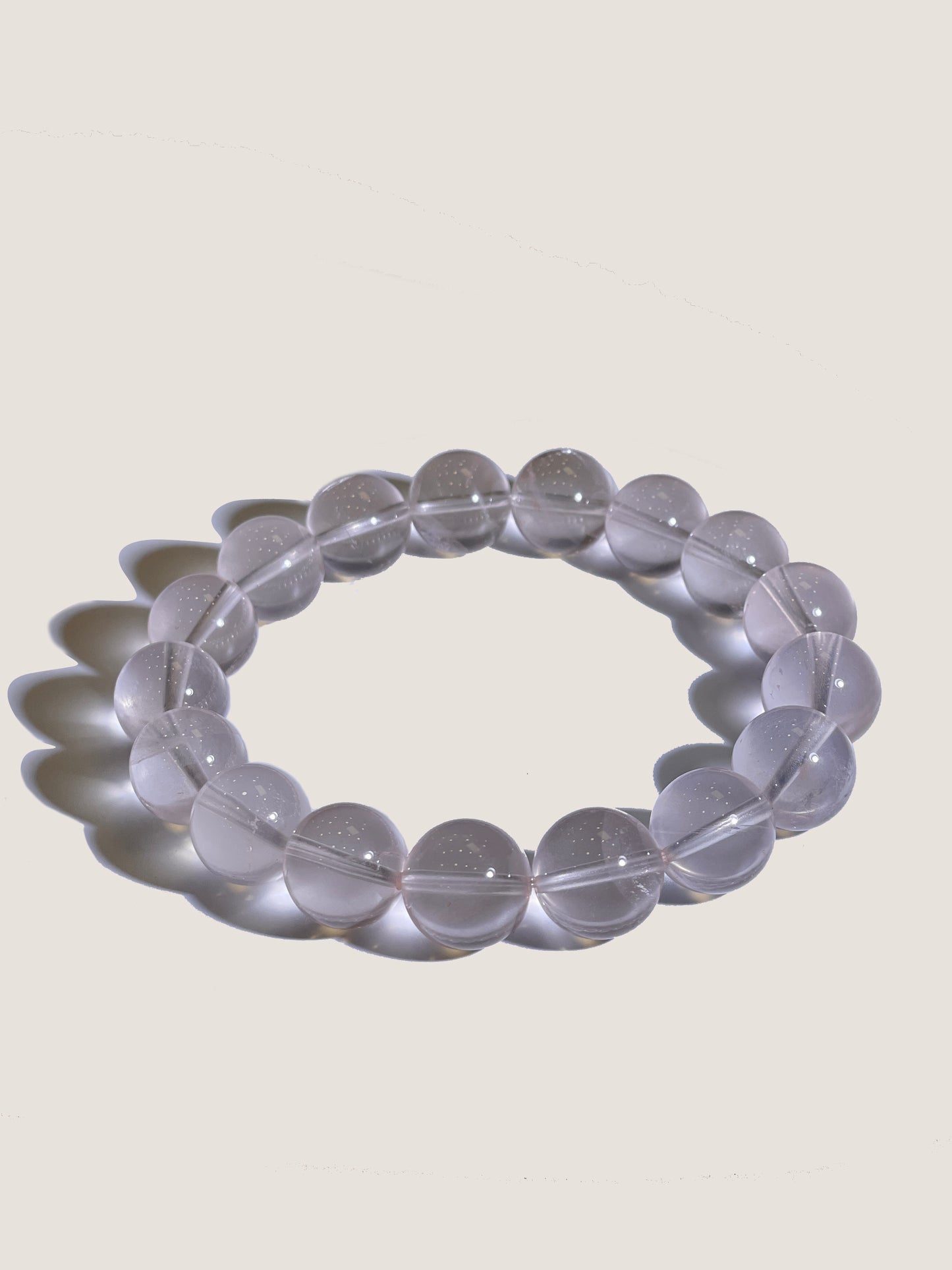Fire Element：Rose Quartz Crystal Bracelet