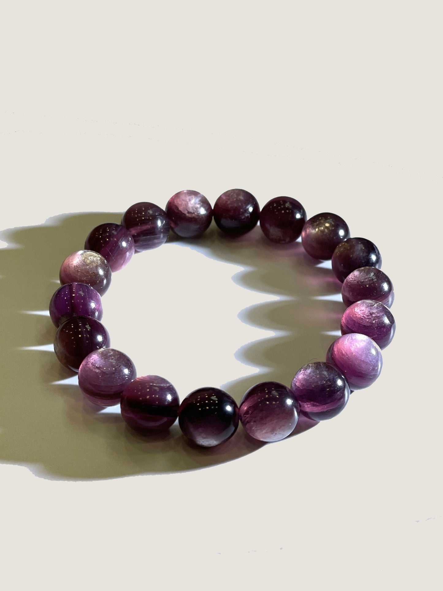 Fire element：Lepidolite Crystal Bracelet