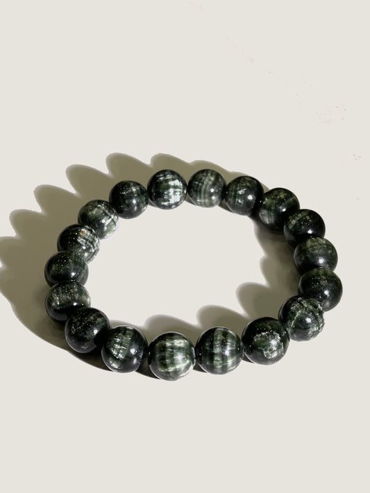 Wood Element：Green Dragon Crystal Bracelet