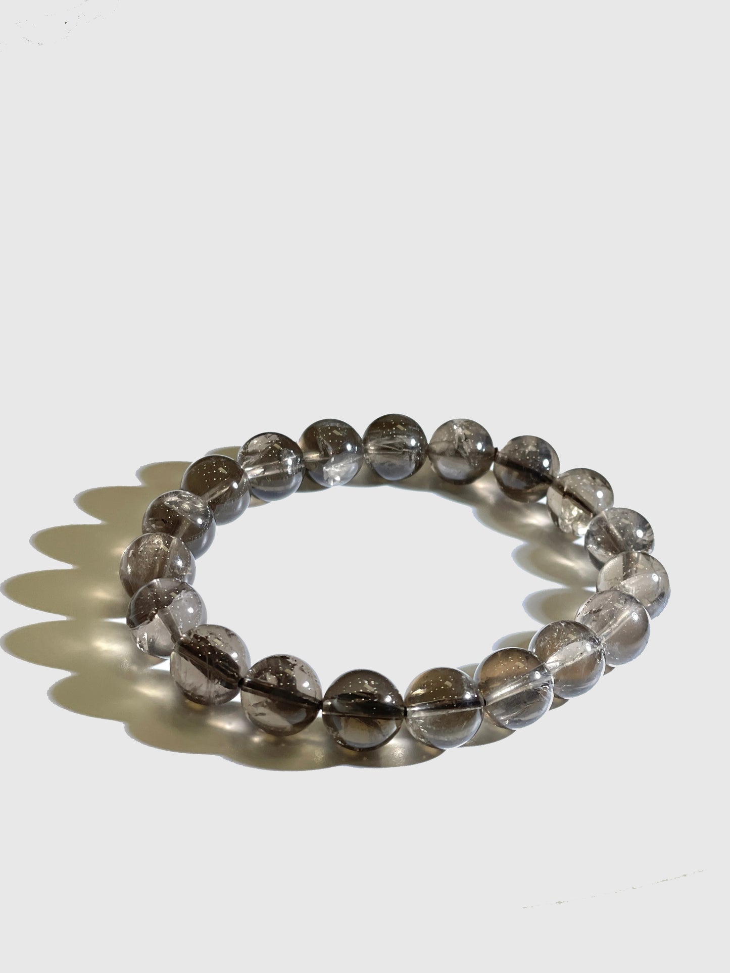Water Element: Black Tea Agate Crystal Bracelet